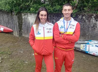 Ainhoa Lameiro y Daniel Pérez competirán de mañana hasta el domingo, en el Campeonato de Europa de Slalom Olímpico 