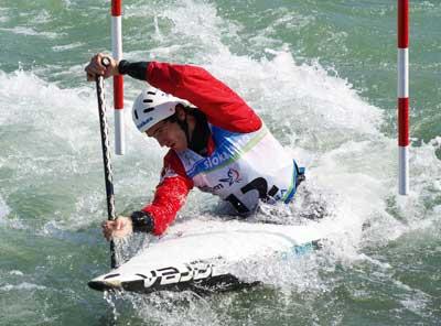 Ander Elosegi en C-1 y Samuel Hernanz en K-1 medalla de plata en la Copa del Mundo de Slalom Olímpico de L´Argentiere 