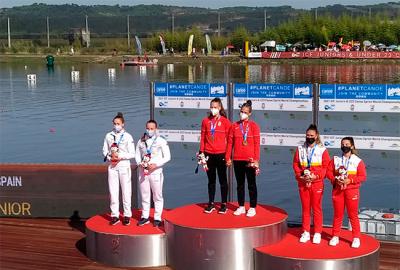 Claudia Couto y Lucía Graña bronce en la final de C2 200 metros en el Campeonato del Mundo Sprint