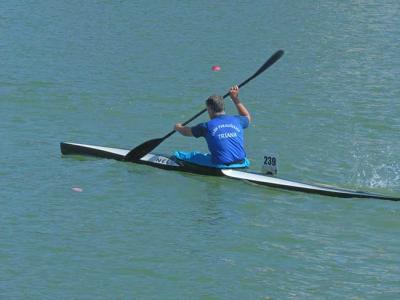 El Club Piragüismo Triana, campeón de Andalucía de larga distancia en veteranos