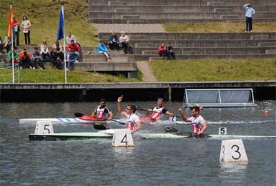 Galicia brilló en la Copa de España de 200 y 500 metros que se disputó en Verducido