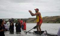 Iván Alonso se quedó a ocho segundos del triunfo final en K-1 sénior y Alberto Díaz ganó en K-1 máster en la Regata del Río Negro