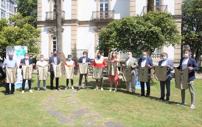 LA GOLD RIVER RACE XACOBEO 21-22  se presenta en sociedad en la Diputación de Pontevedra