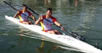 TORO y CRAVIOTTO el K2 200 de España en el clasificatorio JJOO RÍO 2016 de DUISBURG