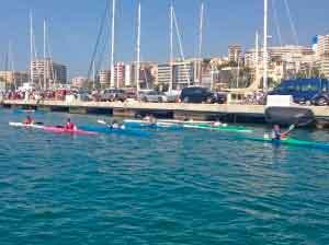 Éxito de participación en el primer Trofeo Club de Mar de piragüismo