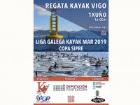 4º  Regata Kayak Vigo perteneciente a  Liga Gallega de Kayak de Mar/Sup 