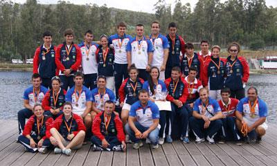 Campeonato de España de Velocidad, en el embalse de Trasona en Avilés. 