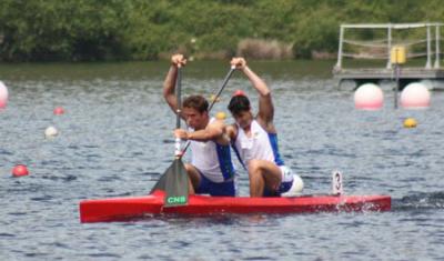 Cuarteto del Náutico Sevilla para los campeonatos de Europa de piragüismo