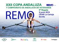 El cierre de la Copa de Andalucía de remo y el Andaluz de veteranos, en el CEAR La Cartuja