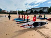 O paddle surf galego saca músculo no Mera sup festival,