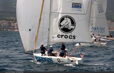 El J 80 Crocs de Javier Aguado se sitúa segundo en la Copa del Rey Audi Mapfre