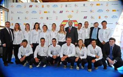 El equipo olímpico español de vela se presenta en Santander
