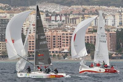 Magnífico día de regatas con el representante luso Seth, de líder provisional en la Copa de España de Platu 25