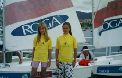 El equipo de  optimist y láser del Real Club Náutico Rodeira Cangas, parte mañana sábado hacia las Islas Azores