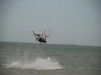 Sergio Perera se proclama campeón de Andalucia de Kitesurf en Los Toruños