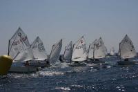 Copa de Canarias de Optimist. El Real club nautico de Arrecife presenta un equipo de 16 regatistas