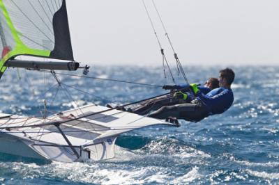 El Equipo Lanzarote- Deporte Galego continúa su programa en el Campeonato de Europa de 49er