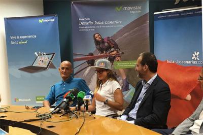 Gisela Pulido presenta en Las Palmas el Desafío Movistar Islas Canarias