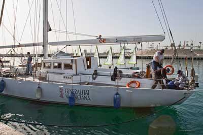 La Goleta Tirant I realiza un curso de formación en Vela con los alumnos de la Universidad de Valencia