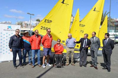 La Obra Social “la Caixa” y el RCNGC ponen en marcha la primera Escuela de vela adaptada de Canarias