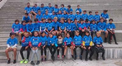 Los regatistas gallegos de Optimist, a la altura de la campeona mundial Aina Colom