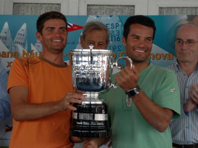 Rayco Tabares y Gonzalo Morales  Campeones de España Clase Snipe