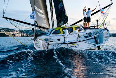 Apivia segundo Imoca de la Transat Jacques Vabre