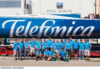 EL EQUIPO TELEFÓNICA LLEGA A MARINA RUBICÓN PARA PREPARAR LA PRÓXIMA EDICIÓN DE LA VOLVO OCEAN RACE