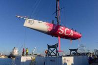 El Team SCA bota el primer VO65 que participará en la próxima Volvo Ocean Race