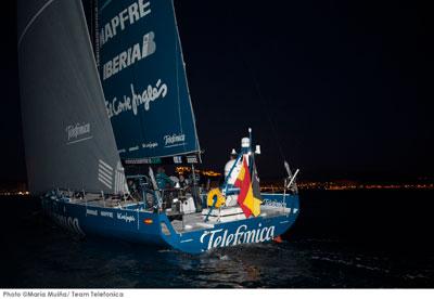 EL “TELEFÓNICA”, PRIMERO EN LA REGATA DE CALIFICACIÓN DE LA VOLVO OCEAN RACE