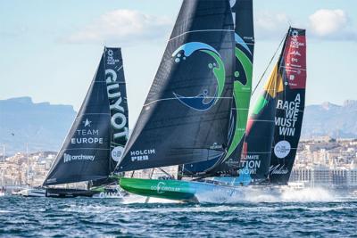 Espectacular jornada de salida de The Ocean Race en Alicante