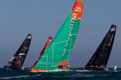 Groupama sailing team logra su primera victoria parcial