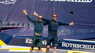 Maxi Edmond de Rothschild ganador de la Transat Jacques Vabre en Ultime