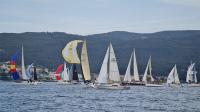  1ª PRUEBA XXVI Regata Almirante Rguez. Toubes -Solamente tres barcos llegaron en tiempo a la meta de Vilagarcía