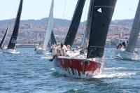 Aceites Abril y Balea Dous volaron para repetir el triunfo de 2023 en la primera etapa de la Regata Rías Baixas, Vigo-Combarro 