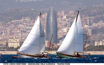 La elite española y europea de la vela Clásica y de Época ya está amarrada en el Real Club Náutico de  Barcelona.* 