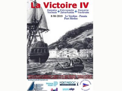  LA VICTOIRE IV  Port Medoc-Pasaia   ruta de Lafayette en 1777 , 8 y 9 de Junio