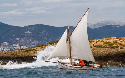 Récord de embarcaciones tradicionales en la XXIII Diada de Vela Latina de Mallorca