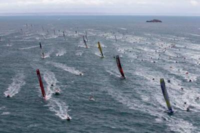 91 héroes en la salida de la épica Route du Rhum-Destino Guadalupe