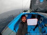 Didac Costa cruza el cabo de Buena Esperanza