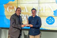 Didac Costa recibe en Barcelona el Premio AEPN 2021