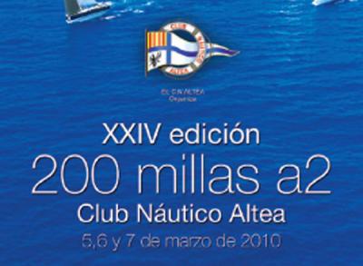 El CN Altea presenta mañana la XXIV edición de la Regata  de invierno 200 Millas a 2
