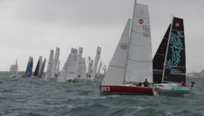 La flota de la Regata Palma-Melilla-Palma A2 Mini salió este mediodía rumbo a Palma