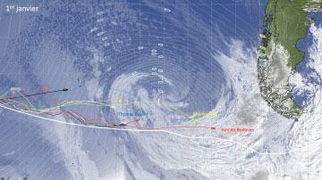 Previsión meteorológica 01 de enero de 2021-12: 15 h. Temporal en Cabo de Hornos