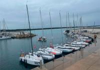 Sa Ràpita recibe a la flota de la regata de solitarios ministas Solo Med 2022