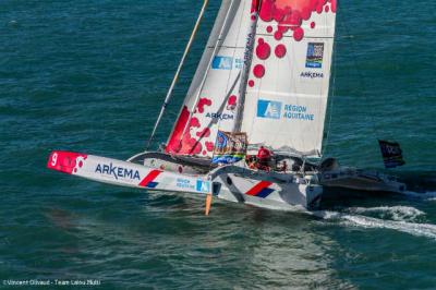 Transat Jacques Vabre: Vuelco del “Arkema – Région Aquitaine”