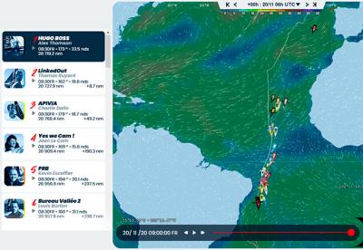 Vendée Globe D+12. Avance de lo que se lleva de jornada