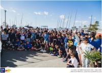 120 jóvenes regatistas se superan en el II Clinic Optimist Balear