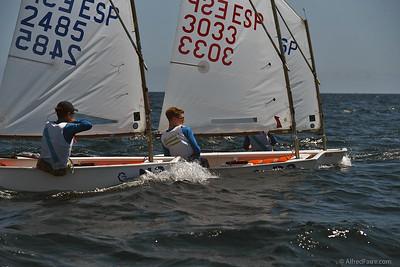 Apasionante recta final en el Campeonato de España de Optimist por Autonomías