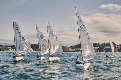 Campeonato de España de Finn en la bahía coruñesa